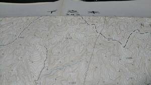 古地図 　下之本　富山県　岐阜県　　地図　地形図　資料　46×57cm　　昭和47年測量　　昭和59年印刷　発行　A　