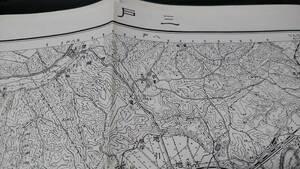 古地図 　三戸　青森県　岩手県　地図　地形図　資料　43×57cm　縦部分上下3センチカット　大正3年測量　昭和29年印刷　発行　A　