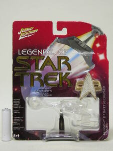 #Johnny Lightning Legend ob Star Trek k яблоко nD7 Battle Cruiser прозрачный 