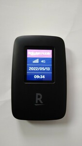 Rakuten Wi-Fi Pocket モバイルルーター ブラック 中古動作品