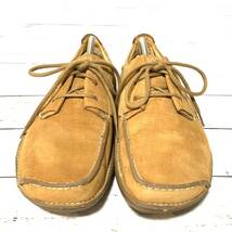 R1323bh レザーシューズ《Clarks クラークス》500679 UK7(25cm位)カジュアルシューズ タウンユース ローカット スエード ブラウン メンズ_画像3