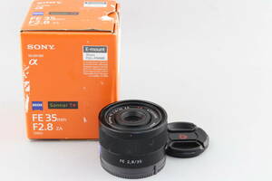 B+ (良品) SONY ソニー FE 35mm F2.8 ZA SEL35F28Z 光学美品 元箱 初期不良返品無料 領収書発行可能
