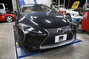 KSP製レクサス LEXUS LC500 URZ100専用REALワイドトレッドスペーサー　ハブセンター一体型 23mm　PCD120-5H/M14-1.5