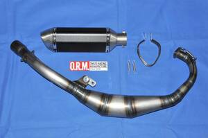 ORM 製 ホンダ NSR50 後期 チャンバー ブラック サイレンサー 50.8mm ボアアップ対応 honda black 無骨 Lock-on