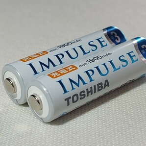 東芝　TOSHIBA IMPULSE ニッケル水素電池 単3形 2本