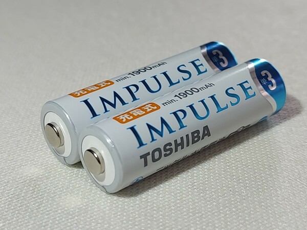東芝　TOSHIBA IMPULSE ニッケル水素電池 単3形 2本