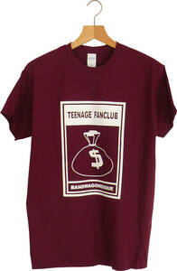 【新品】Teenage Fanclub Tシャツ Sサイズ Band Maバンド ギターポップ オルタナ TFC Nirvana シルクスクリーンプリント