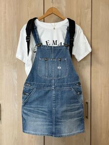 Leeデニムサロペットスカート