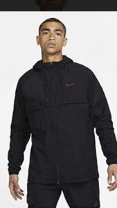 NIKE ナイキ ウインドブレーカー ジャケット メンズ Sportswear Windrunner DA1477-010 Sサイズ ブラック(155-176cm)送料込み