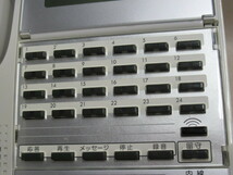 Ω ZC2 13769◆保証有 NTT αNX 24ボタンバス録音電話機 NX-(24)RECBTEL-(1)(W) 動作OK 祝!!10000取引突破!!_画像5