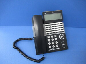 Ω ZN1 10591※保証有 17年製 サクサ PLATIAⅡ TD820(K) 30ボタン標準電話機・祝10000！取引突破！