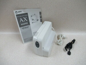 ▲Ω ZZH2 6419※保証有 NTT AXシリーズ AX-UNITBOX(1) 主装置内蔵電話機用ユニットボックス ケーブル/取説付