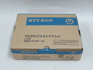 Ω ZZC1 6341♪ 保証有 NTT αTAⅢ MBS-PCAP-(3) マルチビジネスシステムα・祝10000！取引突破！