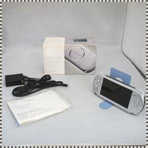 ソニー PSP-3000 ミスティックシルバー 元箱付き プレイステーション・ポータブル 動作確認済 HA052721