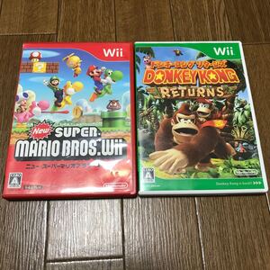 NewスーパーマリオブラザーズWiiとドンキーコングリターンズ