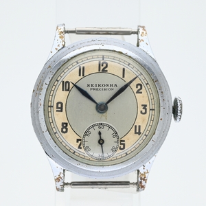 セイコー/プレシジョン■戦後 1940年代■新10A型 1006 クロノメーター 手巻き メンズ腕時計 全数字 スモセコ 精工舎 SEIKOSHA ツートン
