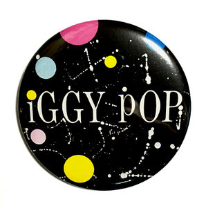 デカ缶バッジ 58mm IGGY POP PARTY イギーポップ Iggy &the Stooges ストゥージズ Garage Punk ガレージパンク プロトパンクの画像1