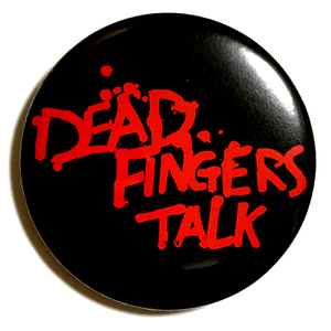 デカ缶バッジ 58mm Dead Fingers Talk Storm The Reality Studios Punk パンク New Wave