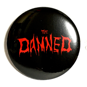 デカ缶バッジ 58mm DAMNED Friday 13th EP ダムド Smash it Up Rat Scabies Punk Power Pop Garage Punk Psychedelic Goth