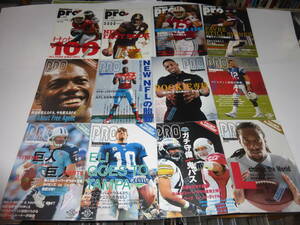 80/「タッチダウンPRO/ Touch Down PRO」2009年１～１２月号(１2冊セット）NFL　アメリカンフットボール