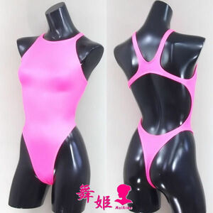 (035X3L-T91)New競泳水着型Tバック(艶光沢ピンク)の商品画像