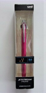A-942 三菱鉛筆 uni ユニ 3色ボールペン ジェットストリーム SXE3-3000-05 ピンク 筆記具 日本製 文具 セット