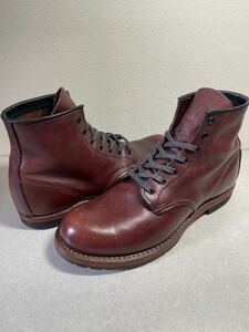 REDWING Red Wing 9011 BECKMAN Beck man black cherry -US9 1/2 D beautiful goods USA made records out of production 