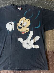 90s ミッキー vintage Tシャツ Disney ディズニー mickey 両面 ビッグサイズ ビンテージ