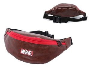 未使用、新品　Marvel(マーベル)ウエストバッグ 合皮ヒップバック 　