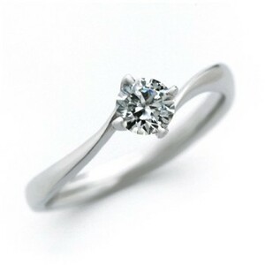 婚約指輪 シンプル エンゲージリング ダイヤモンド 0.2カラット プラチナ 鑑定書付 0.21ct Dカラー IFクラス 3EXカット GIA