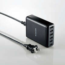 USB AC充電器 合計最大60W出力 USB Aポート×6搭載 高出力タイプ: MPA-ACD03BK_画像9