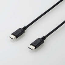 USB2.0ケーブル [C-C] 1.0m USB Power Delivery(最大60W)対応 Certified Hi-Speed USB(USB2.0) 正規認証品: MPA-CC10PNBK_画像2