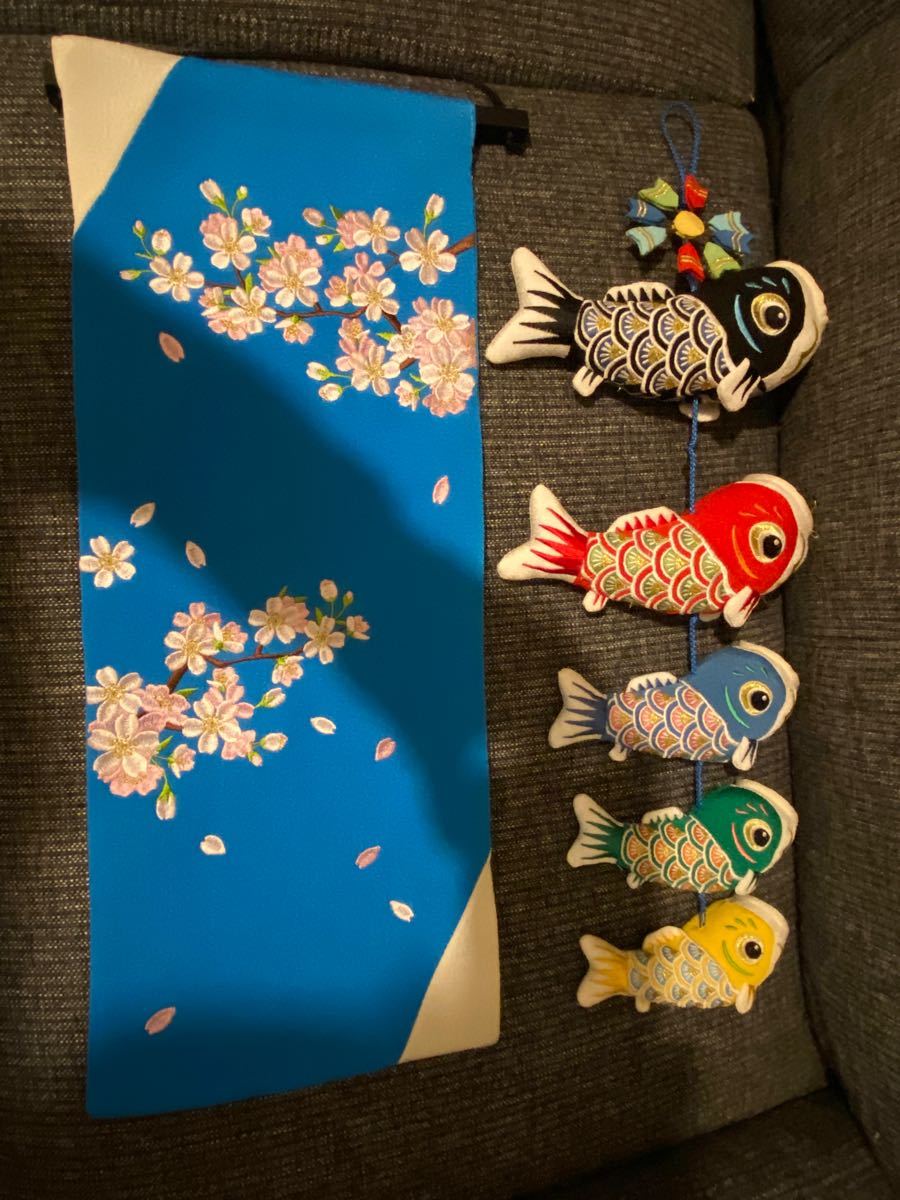 箱付き 鯉のぼり こいのぼり 親子 昭和レトロ ダイヤ フジサワ 俊峰 旭