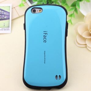 水色 iFace iPhone7/8/SE2用 ケース First Class ハードケース アイフォン 耐衝撃 落下防止 ストラップ穴付き 箱付き
