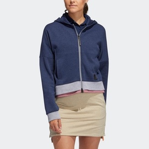  Adidas OT Adi Cross lady's Golf full Zip f-ti- regular price 12100 jpy navy ADICROSS short sweat Parker XL