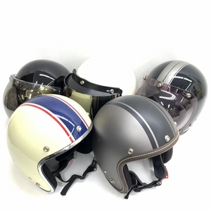 110H918★ジェットヘルメット レッドバロン/Speedpit/HORIZON 他 ヘルメット 5個 まとめ売りセット
