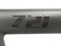 LEADER 721 XSサイズ ピストバイク ブラック BROTURES SHRED88 フロントホイール付 自転車 中古 H6440645_画像2