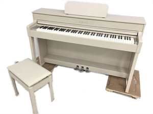 【引取限定】 YAMAHA CLP-535WA 88鍵 電子ピアノ 2016年製 椅子付 中古 直 Y6464848