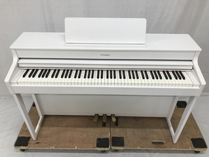 【引取限定】Roland ローランド 88鍵盤 電子ピアノ HP702-WH デジタル ピアノ 2019年製 中古 直 H6359851