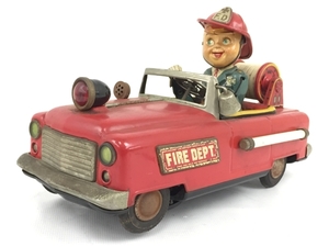 野村トーイ ブリキ 消防車 FIRE DEPT FIRE DEPT NO.12 アンティーク 昭和レトロ ジャンク N6475120