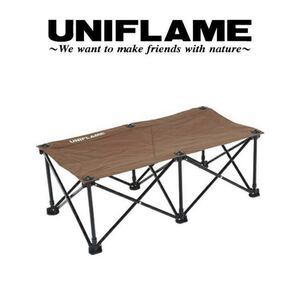 UNIFLAME 折りたたみ ベンチ 持ち運び可能 ユニフレーム 希少 コールマン スノーピーク モンベル アウトドア キャンプ チェア 椅子 イス