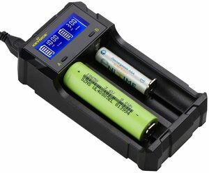 KEYNICE 急速 電池充電器 18650 充電器 単3 単4 ニッケル水素 ニカド電池 リチウム電池対応 LCD付き 2種類電