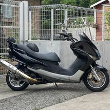 横浜〜 実働 ヤマハ マジェスティ125 FI カスタム ベース パーツ取り(検 コマジェ PCX アドレス125 アドレスV100 シグナス _画像2