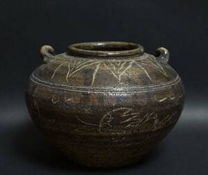 [.] чайная посуда .. старый дешево юг (17~18 век ) гвоздь гравюра [. дракон документ ]./. уголок орнамент . антиквариат товар / старый изобразительное искусство редкий товар /4D0502#