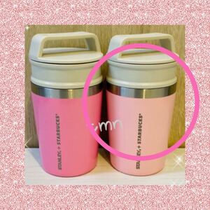 完売品☆スターバックス&STANLEY☆ステンレスボトル☆ベイビーピンク