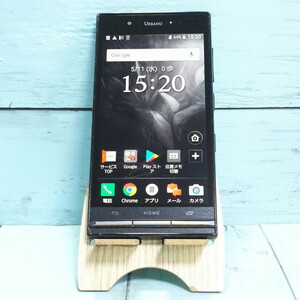 KYOCERA au URBANO V03 (KYV38) Royal Black ブラック 本体 白ロム SIMロック解除済み SIMフリー 021310