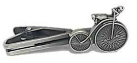  necktie pin old type bicycle antique silver silver old beautiful made in Japan Thai bar M12