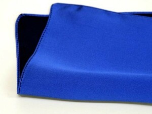  pocket square сделано в Японии шелк атлас синий blue одноцветный шелк 100% почтовая доставка возможно 