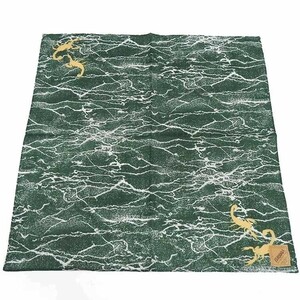 バンダナ　深緑　サソリ　綿100％　日本製　52cm×52cm　ハンカチ　スカーフ　お弁当包み　メール便可　bnd-20