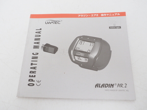 USED UWATEC ウワテック ALADIN AIR-Z 取説書 スキューバダイビング用品 [X41726]